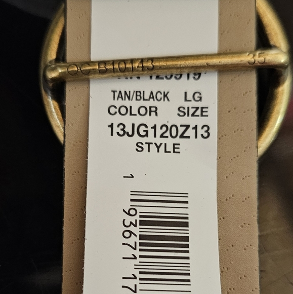 Jessica Simpson Faux Snakeskin Belt Size L NWT - Picture 5 of 5